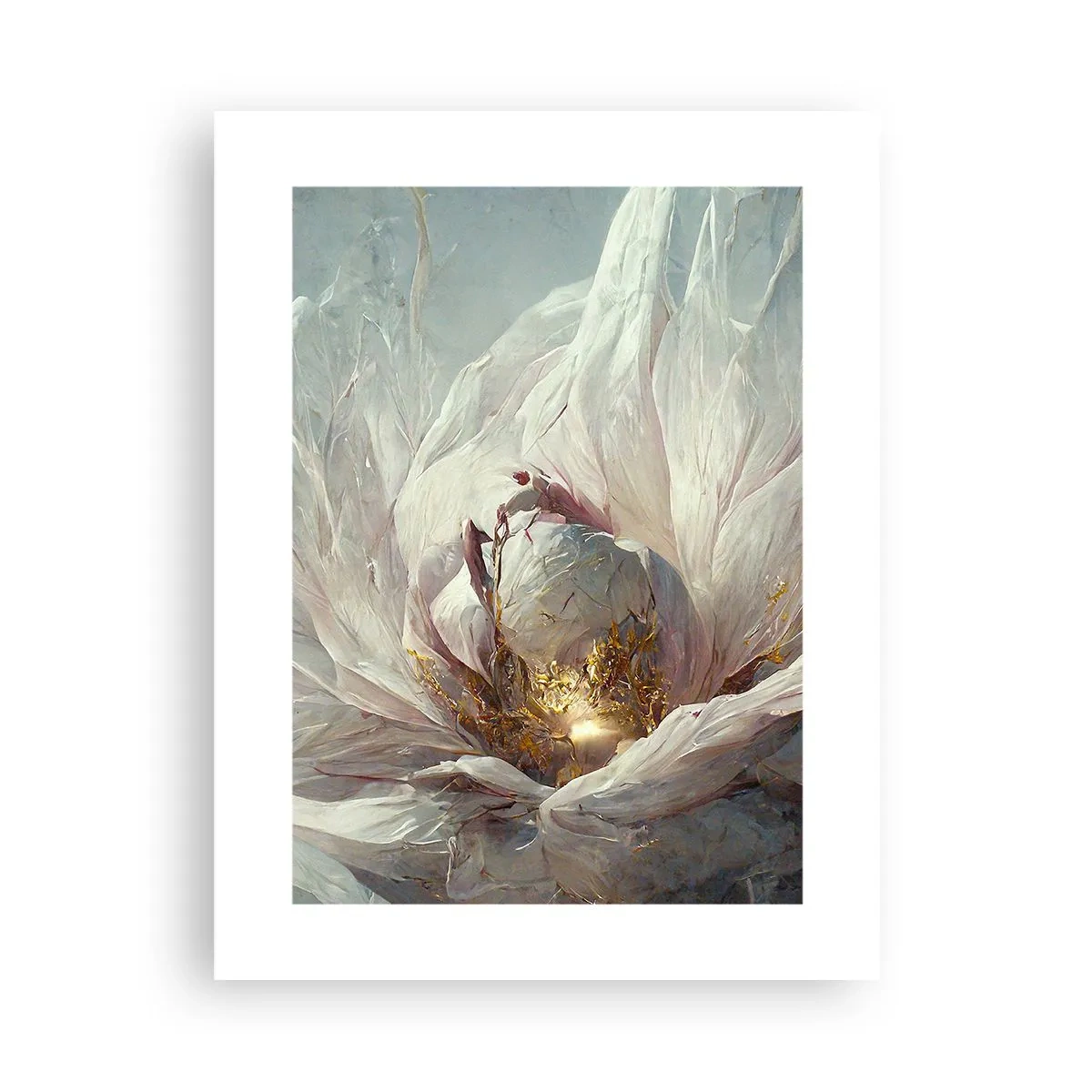 Plakat - Blomstrer en gang om hundrede år - 30x40 cm