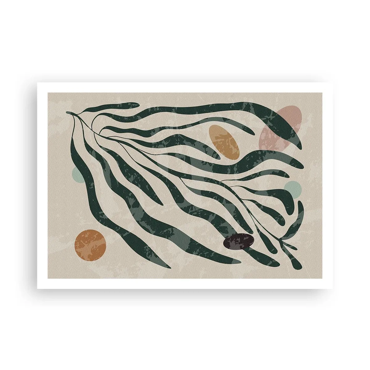 Plakat - Blandt det grønne - 100x70 cm