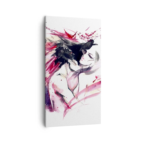Lærredstryk - Billede på lærred - Kærlighedsopfyldelse - 45x80 cm
