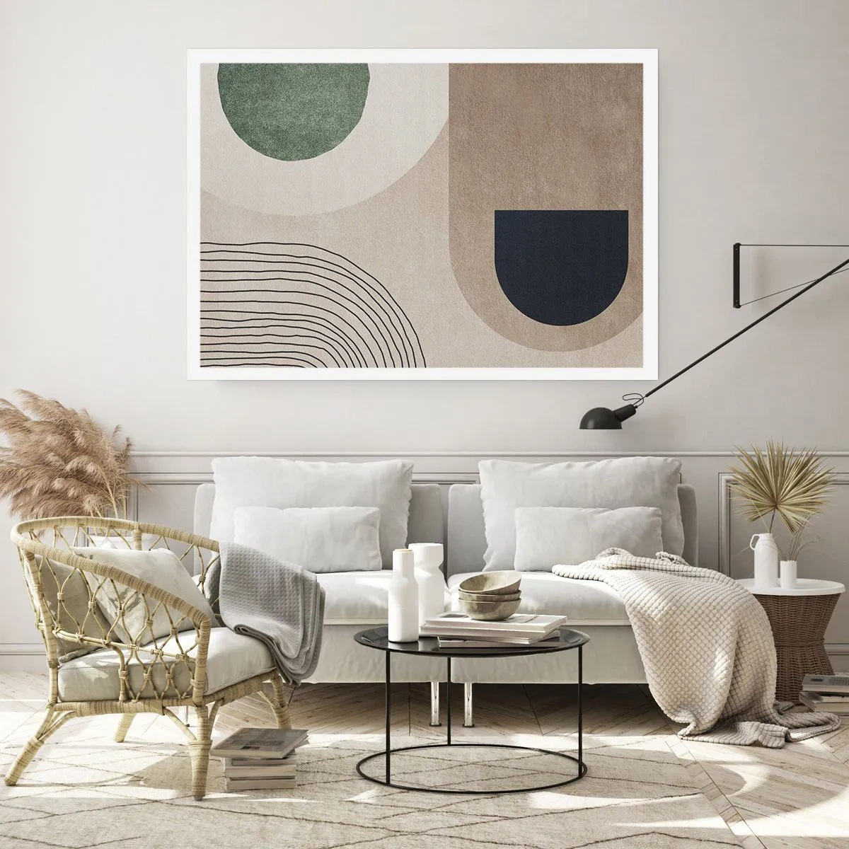 Plakat - Blidheden i en oval - 50x40 cm