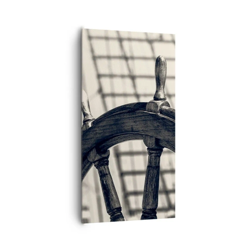Lærredstryk - Billede på lærred - Historier om havet - 65x120 cm