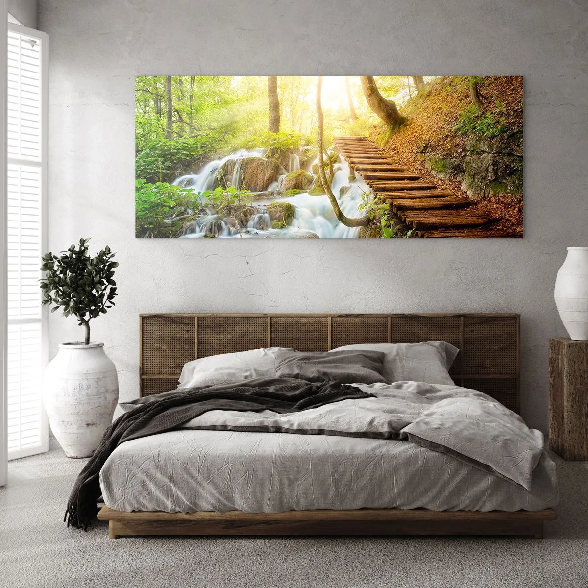 Billede på glas - Den ønskede kølighed - 160x50 cm