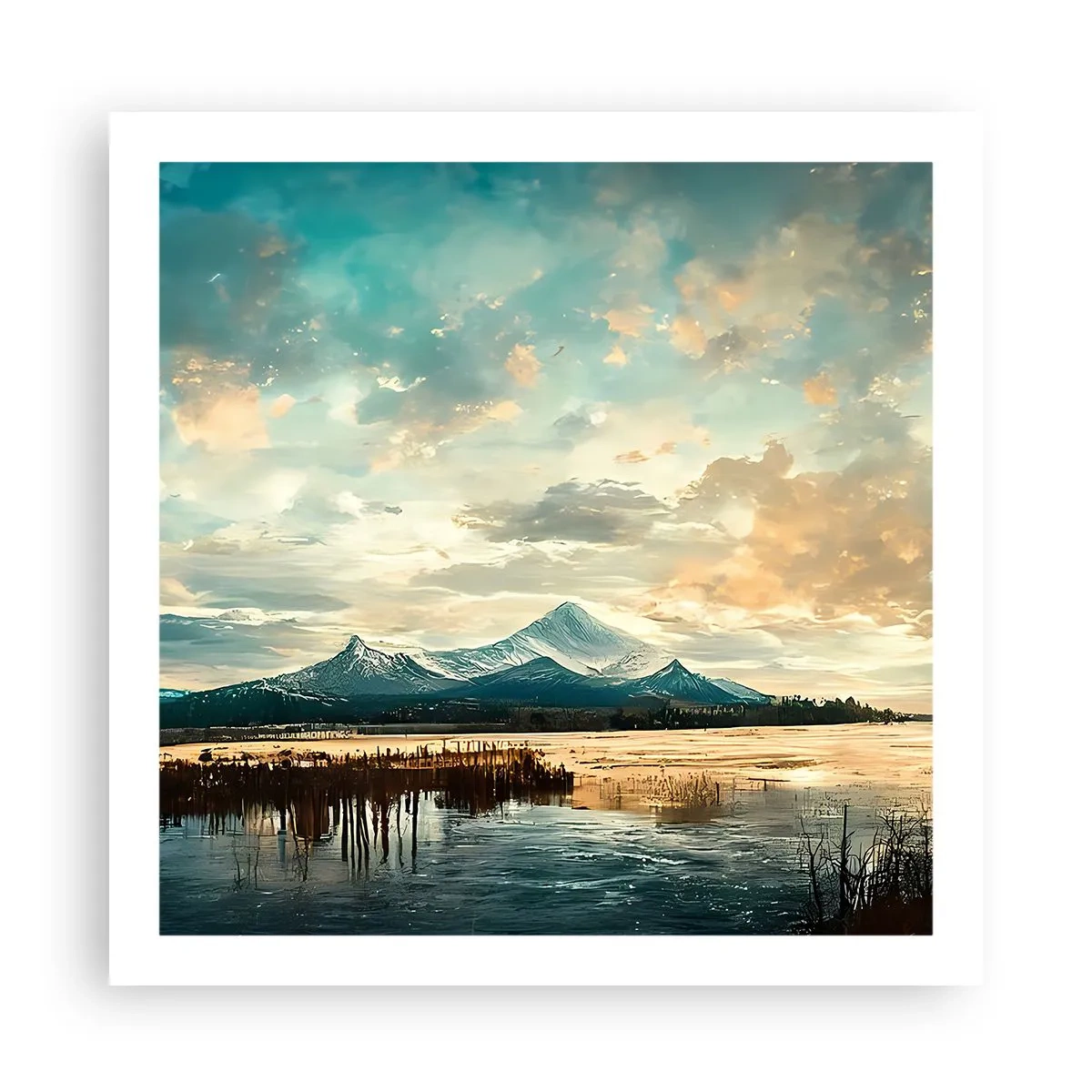Plakat - Under himlens beskyttelse - 60x60 cm