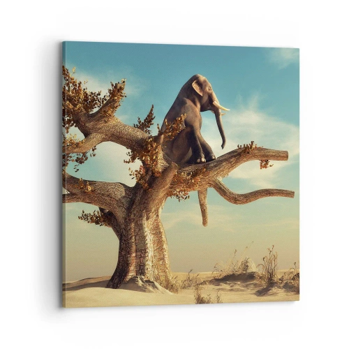 Lærredstryk - Billede på lærred - Et nyt synspunkt - 70x70 cm