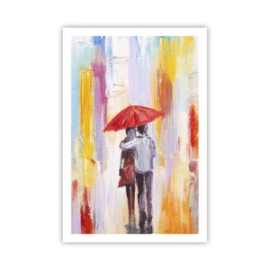 Plakat - Lad det regne  mere - 61x91 cm