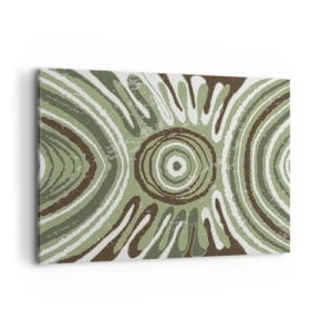 Lærredstryk - Billede på lærred - Eksplosion af følelser - 100x70 cm