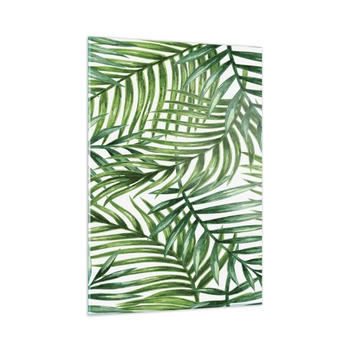 Billede på glas - Under det grønne baldakin - 50x70 cm