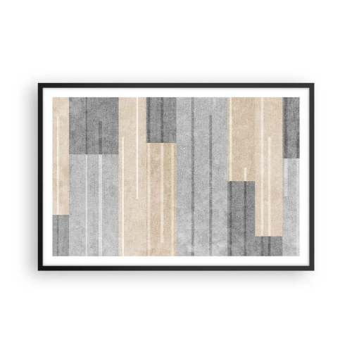 Plakat i sort ramme - Komposition: hold den lodret - 91x61 cm