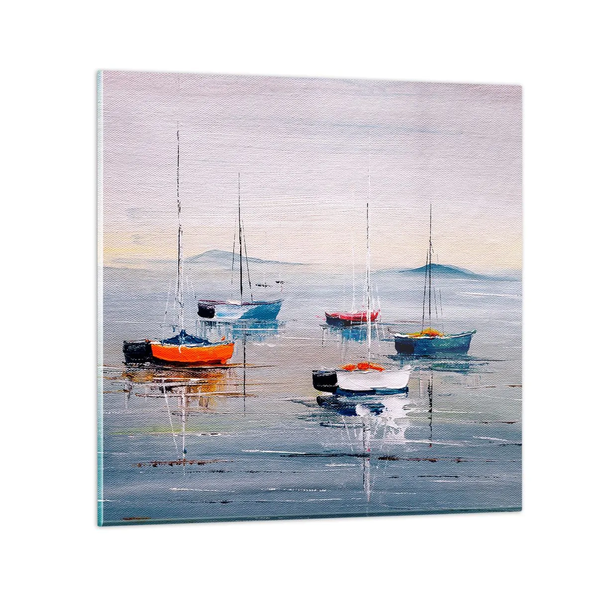 Billede på glas - Et velfortjent hvil - 30x30 cm