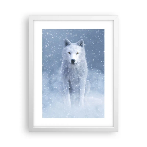 Plakat i hvid ramme - I vinterens ånd - 30x40 cm
