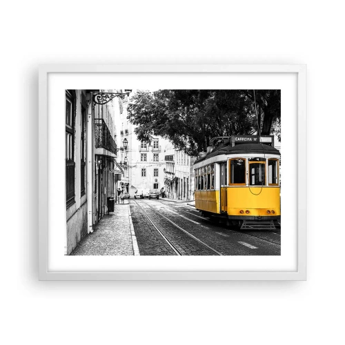 Plakat i hvid ramme - Og en fado i baggrunden - 50x40 cm