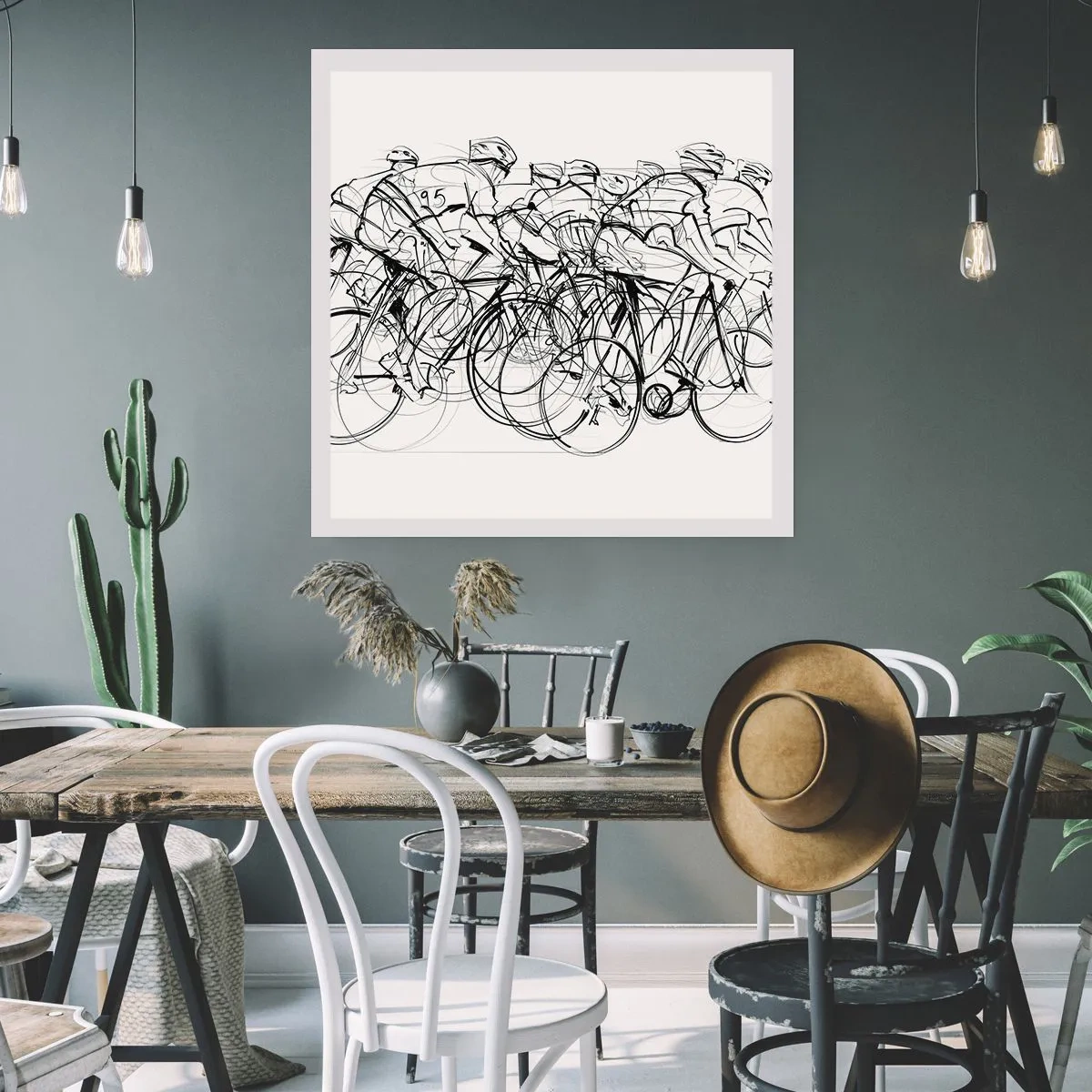 Plakat - Sammen i et team - 40x40 cm