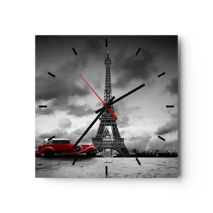 Vægur, Uret - For ikke så længe siden i Paris - 30x30 cm