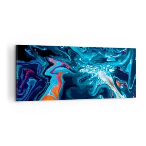 Lærredstryk - Billede på lærred - En rejse ind i himlen - 100x40 cm