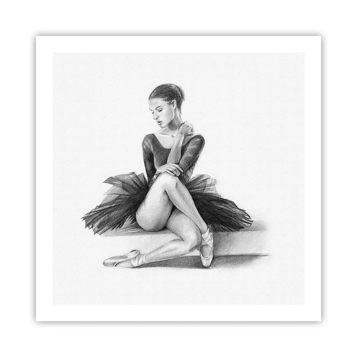 Plakat - Fortryllet af dans - 60x60 cm
