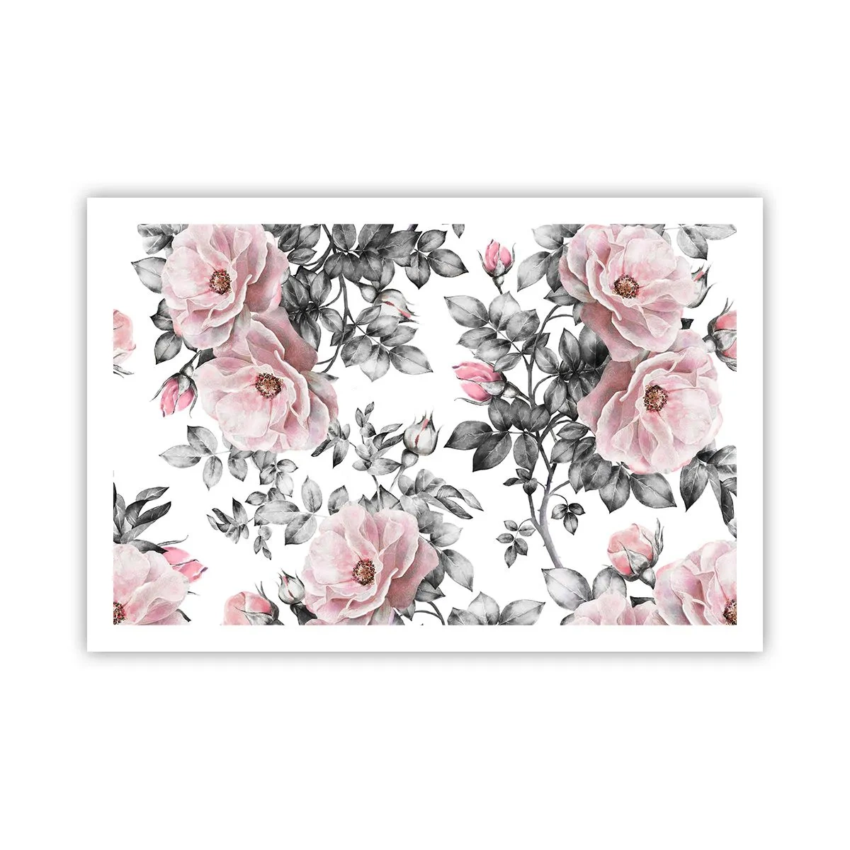 Plakat - Forsvind i rosenblomsterne - 91x61 cm