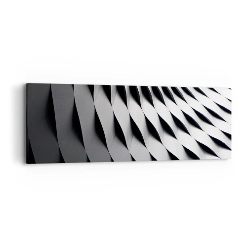 Lærredstryk - Billede på lærred - På bølgernes overflade - 90x30 cm