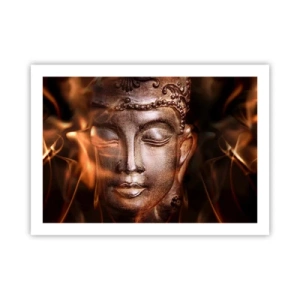 Plakat - Den eksisterer kun her og nu - 70x50 cm