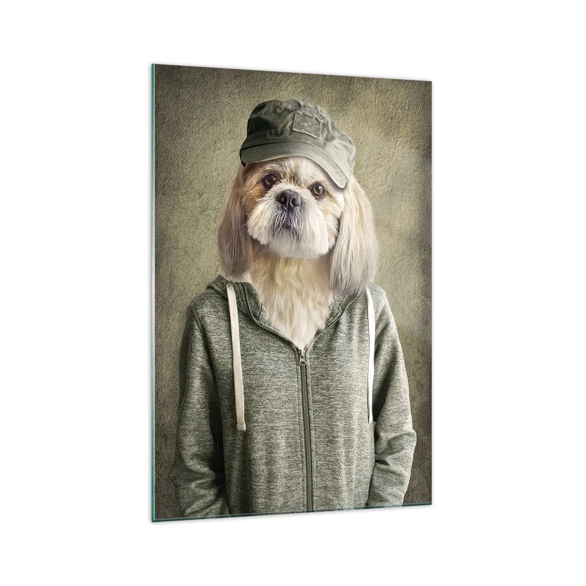 Billede på glas - Jeg foretrækker afslappethed - 70x100 cm