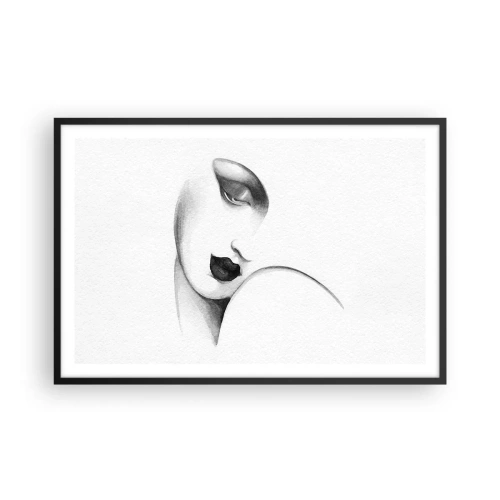 Plakat i sort ramme - I Lempickas stil - 91x61 cm