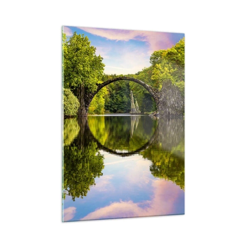 Billede på glas - På mødet mellem to verdener - 50x70 cm