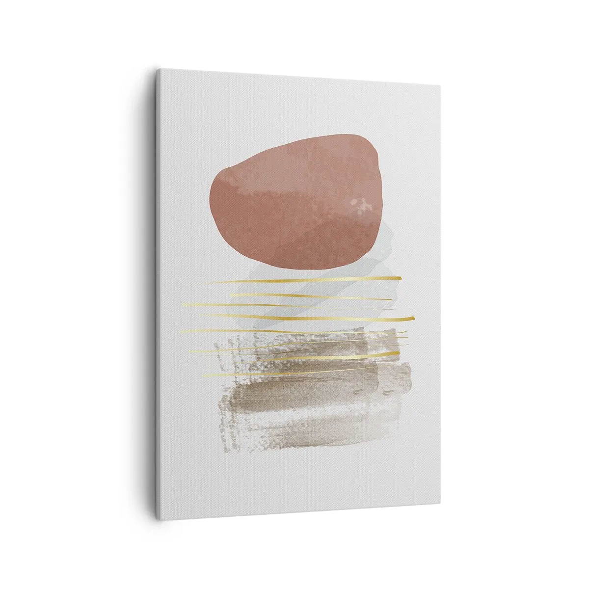Lærredstryk - Billede på lærred - Abstrakt kolonnade - 50x70 cm