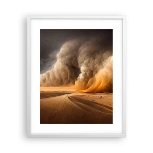 Plakat i hvid ramme - Ørkenens vrede - 40x50 cm