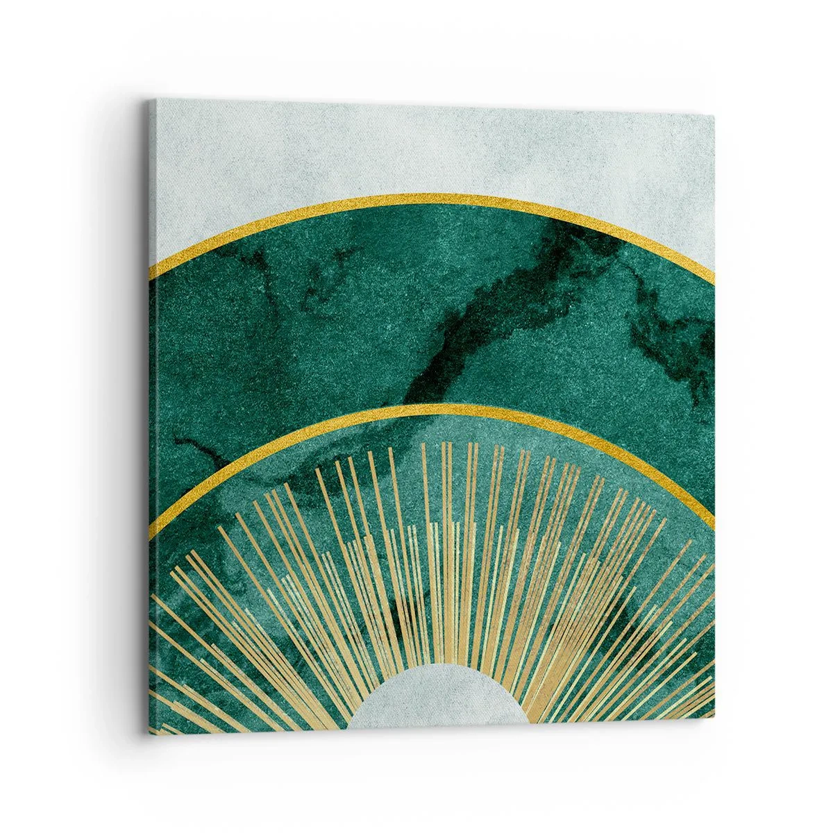 Lærredstryk - Billede på lærred - Et anderledes solsystem - 70x70 cm