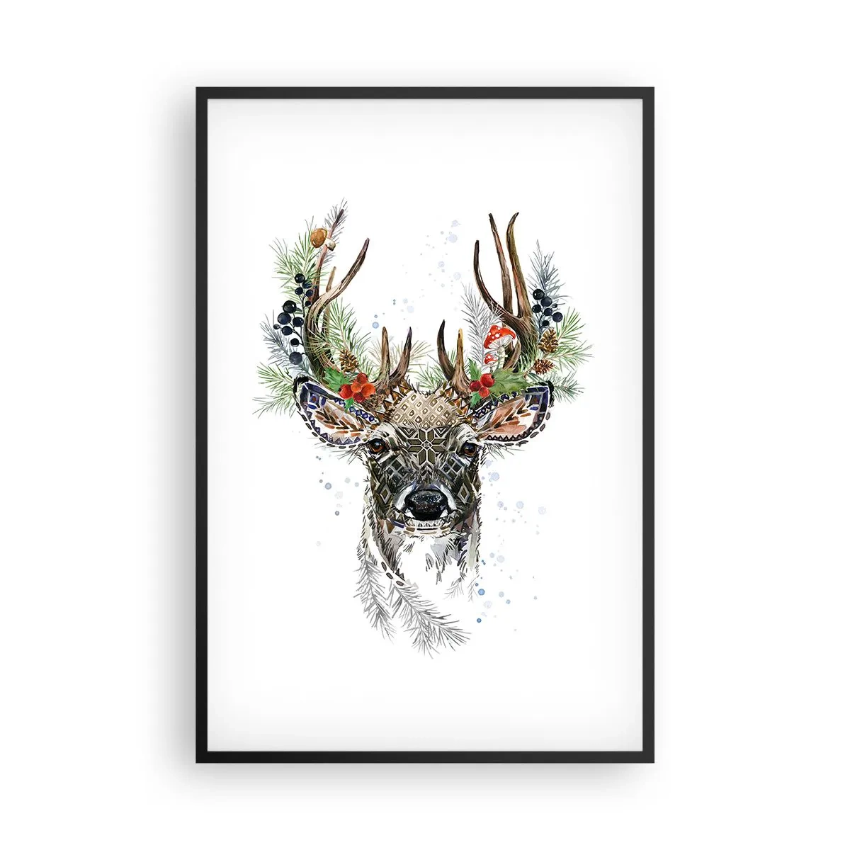 Plakat i sort ramme - I festlig påklædning - 61x91 cm