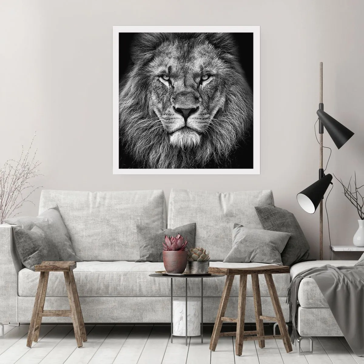 Plakat - I kroningsklædning - 40x40 cm