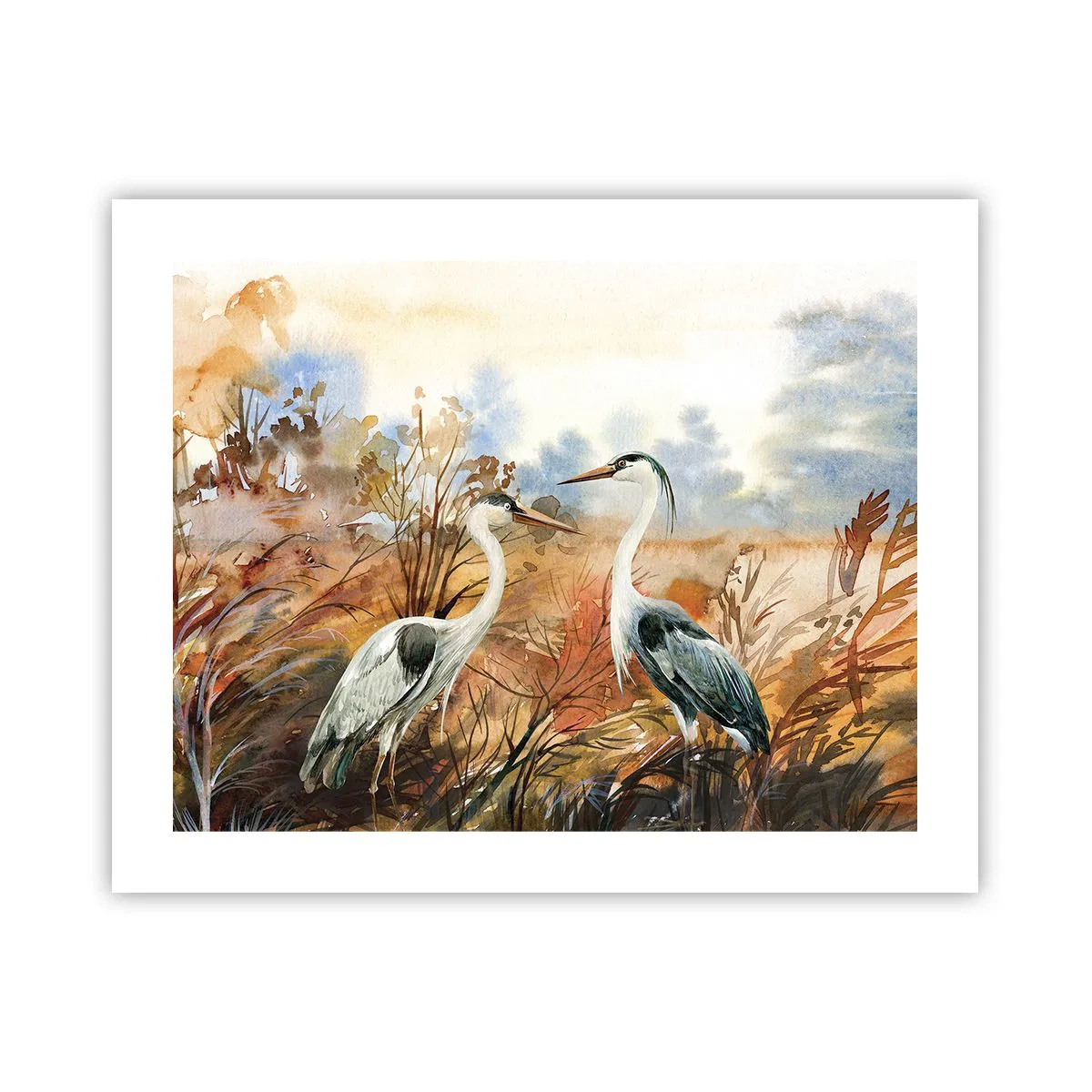 Plakat - Hvor skal vi hen om efteråret? - 50x40 cm