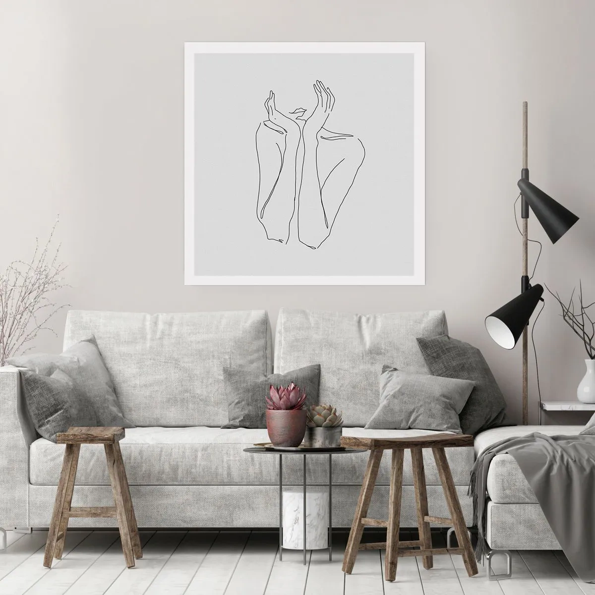 Plakat - Hvad piger drømmer om - 60x60 cm