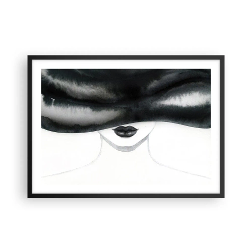 Plakat i sort ramme - Et sensuelt mysterium - 70x50 cm