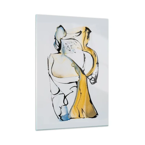 Billede på glas - Abstraktion af glas - 50x70 cm