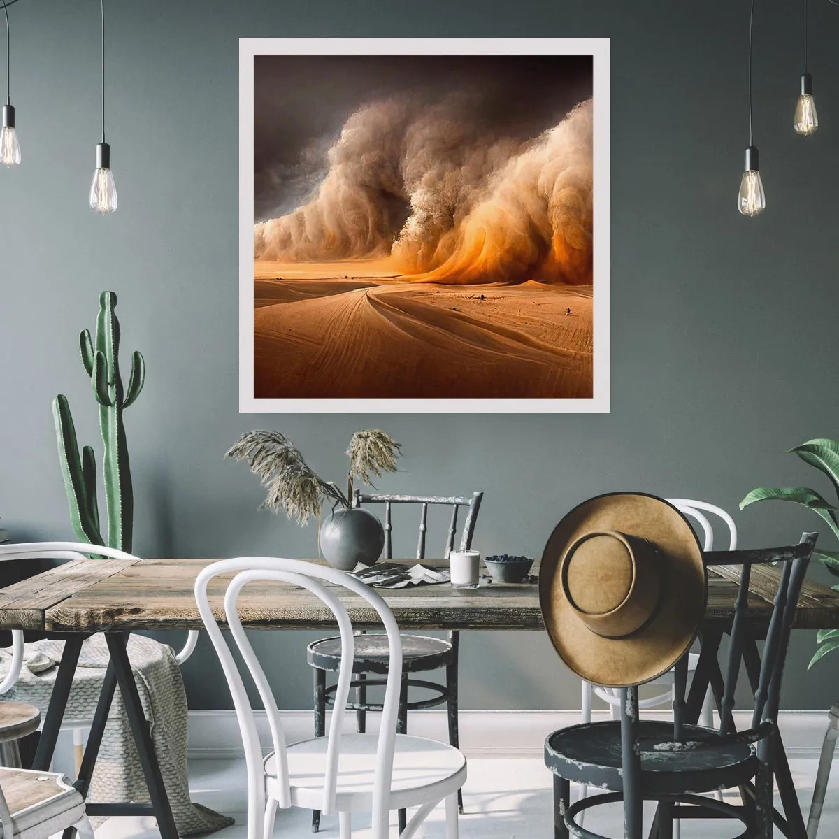 Plakat - Ørkenens vrede - 30x30 cm