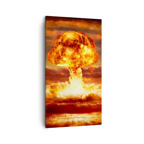 Lærredstryk - Billede på lærred - Og enden vil komme - 45x80 cm