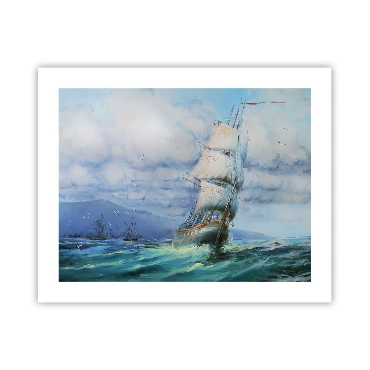 Plakat - God vind - 50x40 cm