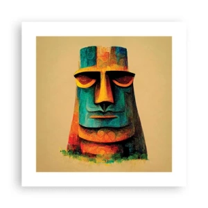 Plakat - Statuarisk, men alligevel sympatisk - 40x40 cm