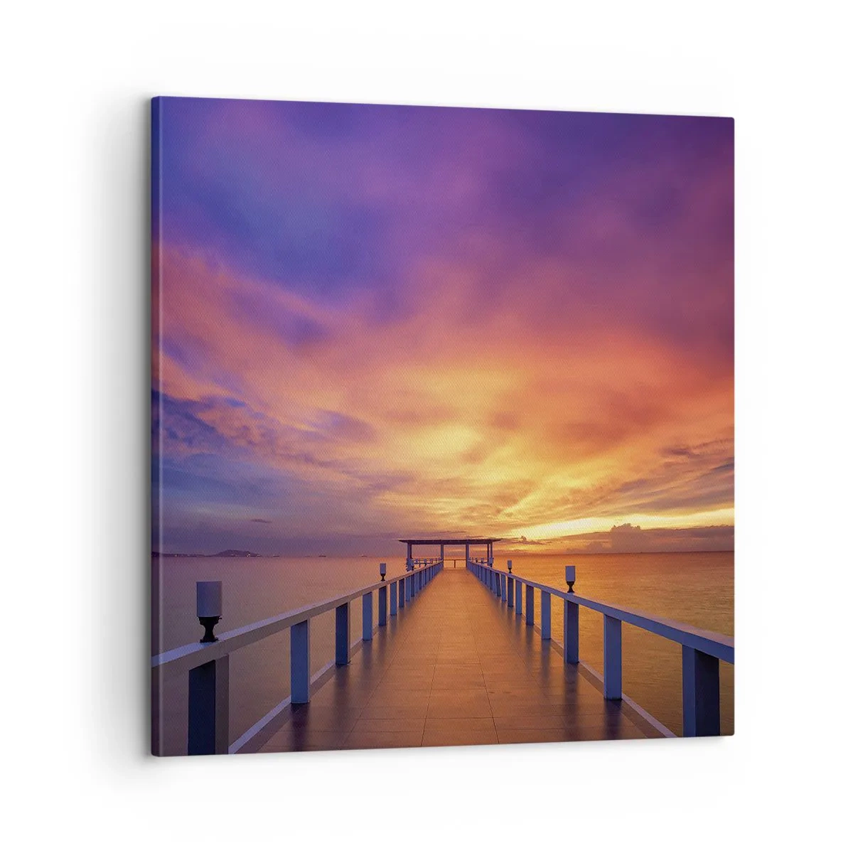 Lærredstryk - Billede på lærred - Uden ende - 60x60 cm