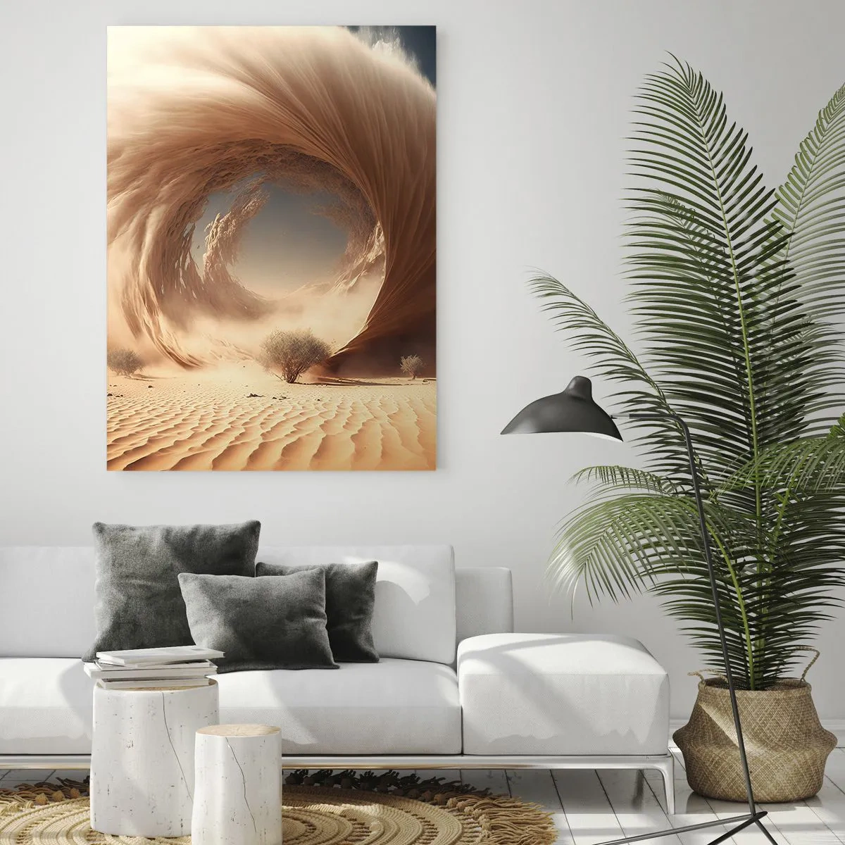Billede på glas - Åben portal - 50x70 cm