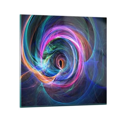 Billede på glas - Hvor vil du tage mig hen? - 60x60 cm