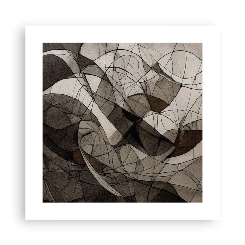 Plakat - Cirkulation af jordens farver - 40x40 cm