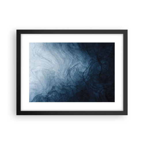 Plakat i sort ramme - Ind i dybet - 40x30 cm