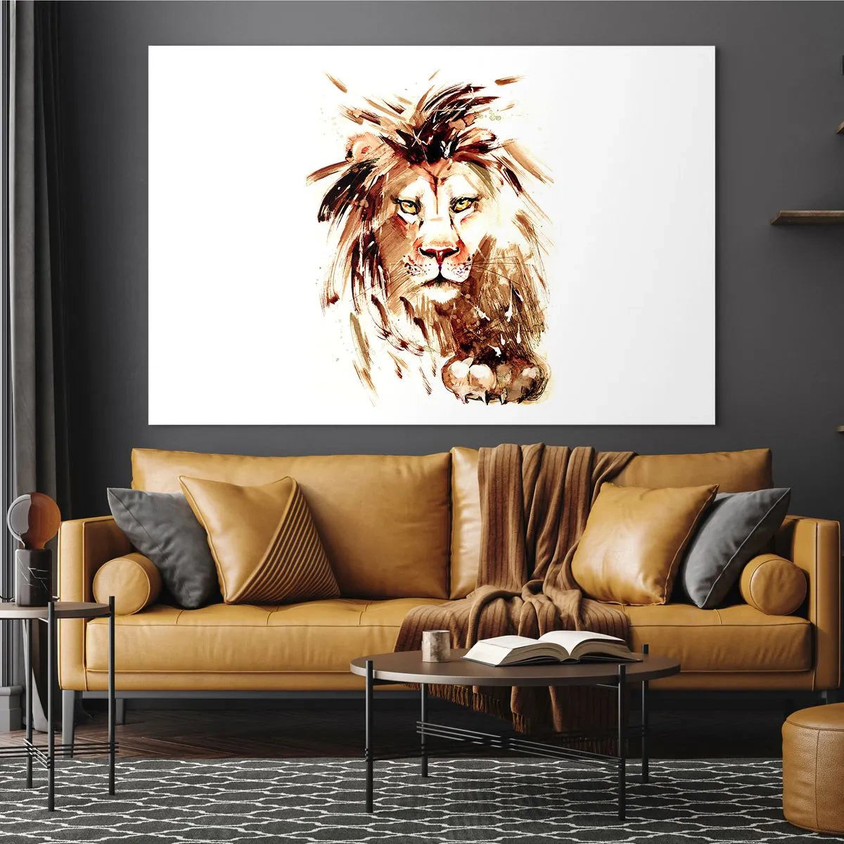 Billede på glas - Styrke og værdighed - 100x70 cm
