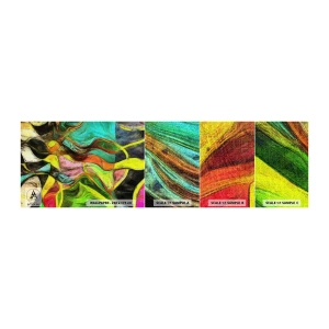 Fototapet Prøve Standard Eco - Bevægelse er liv - Abstraktion, Stykke, Maleri - 100x30 cm