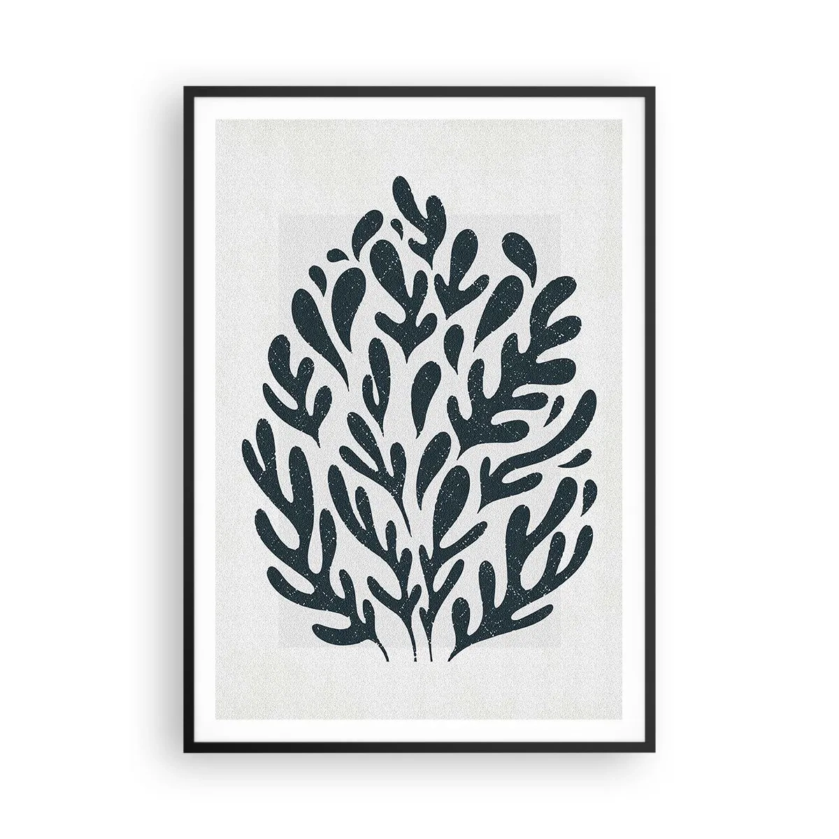 Plakat i sort ramme - Naturens former - 70x100 cm