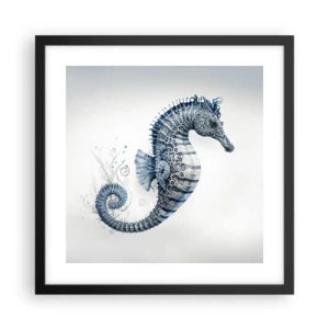 Plakat i sort ramme - En subtil vittighed fra naturen - 40x40 cm