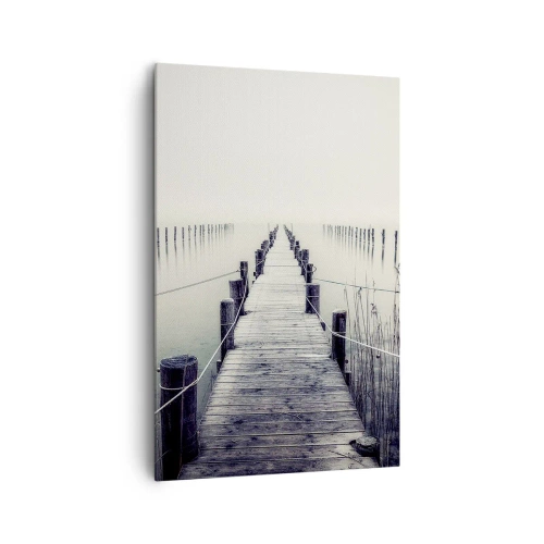 Lærredstryk - Billede på lærred - Fordyb dig i fred - 80x120 cm