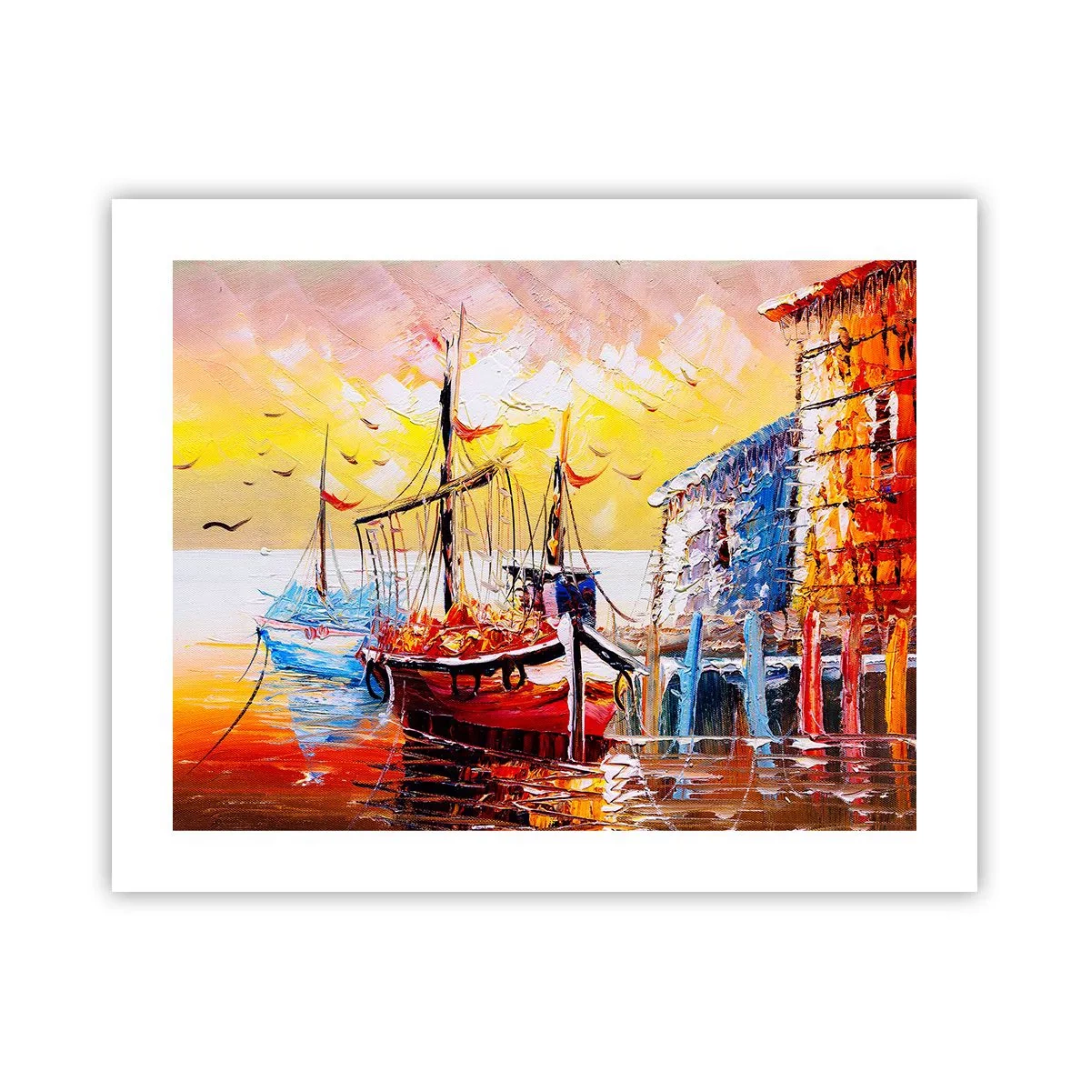 Plakat - Glædelig tilbagevenden - 50x40 cm