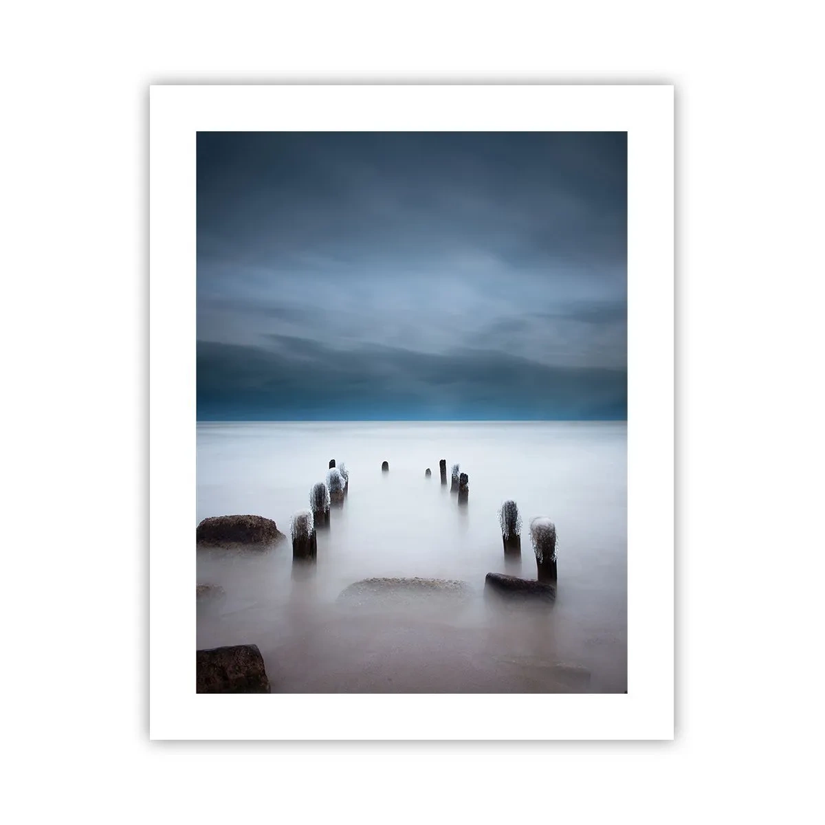 Plakat - En betænksom sø - 40x50 cm